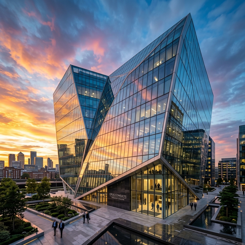 Corporate aesthetic building